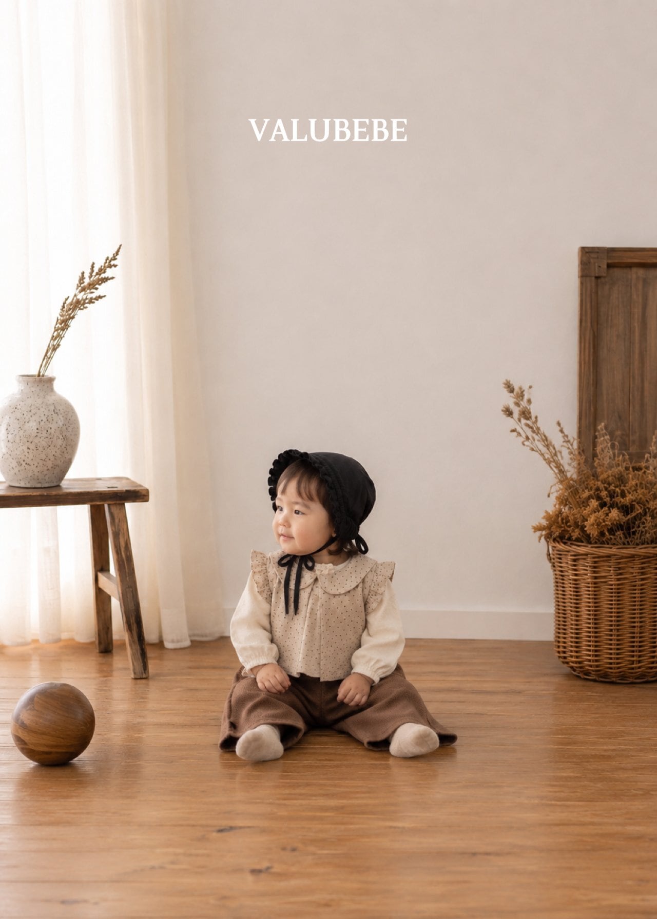 送料無料【予約】/ ボタンチノパンツ / valubebe