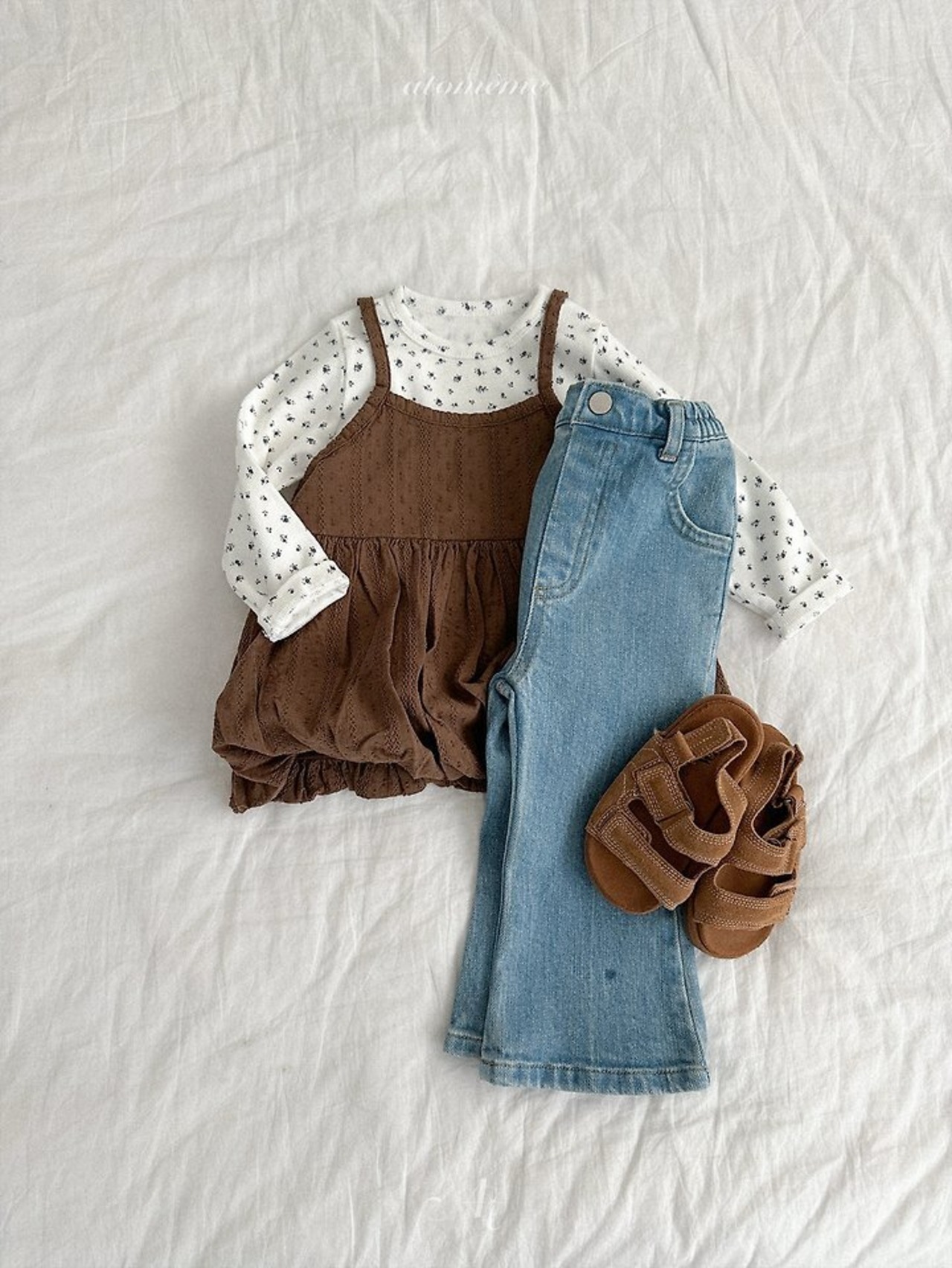 韓国子供服 / Atomeme / 26Autumn / Ivy Bustier / 秋服 *S~XL*