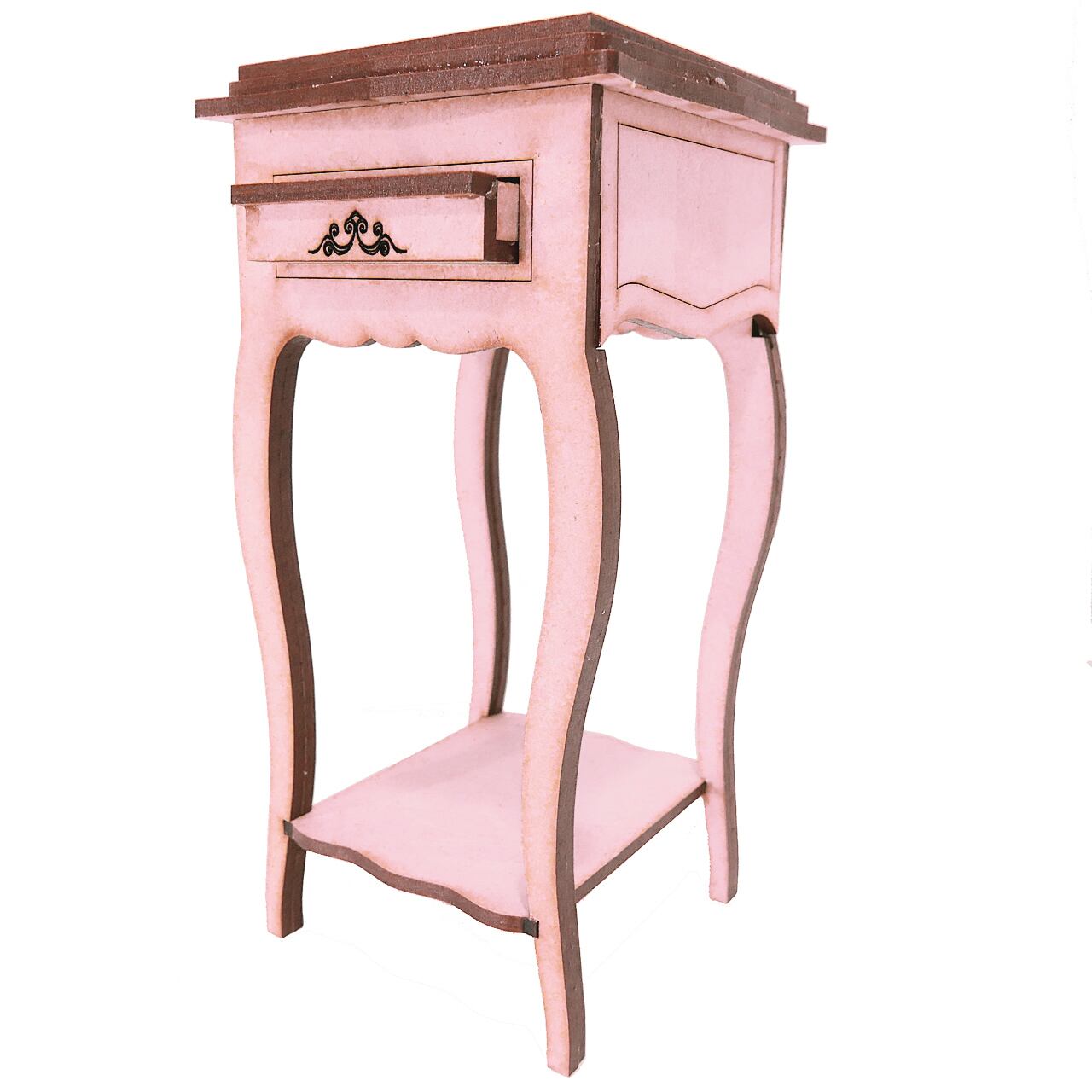 ミニチュアハンドメイド フレンチ猫脚コンソールテーブル ルイ15世