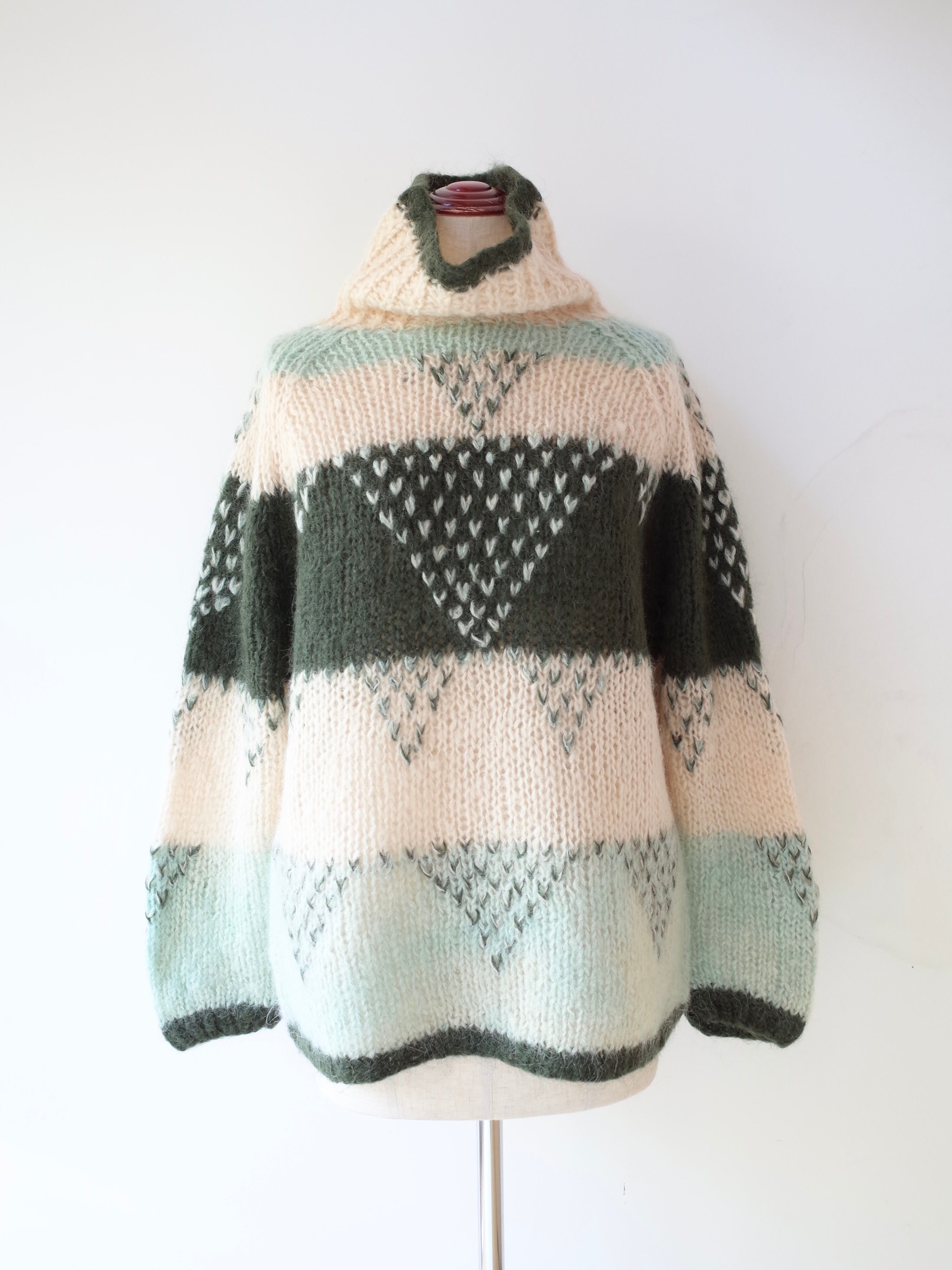 Sears wool mohair knit sweater