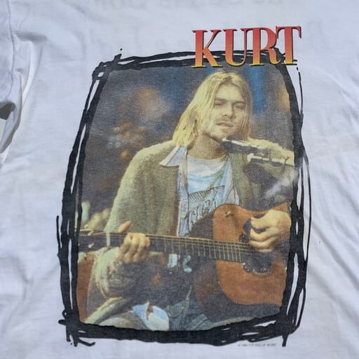 90's KURT COBAIN カートコバーン 追悼Tシャツ 1995年 レアプリント ...