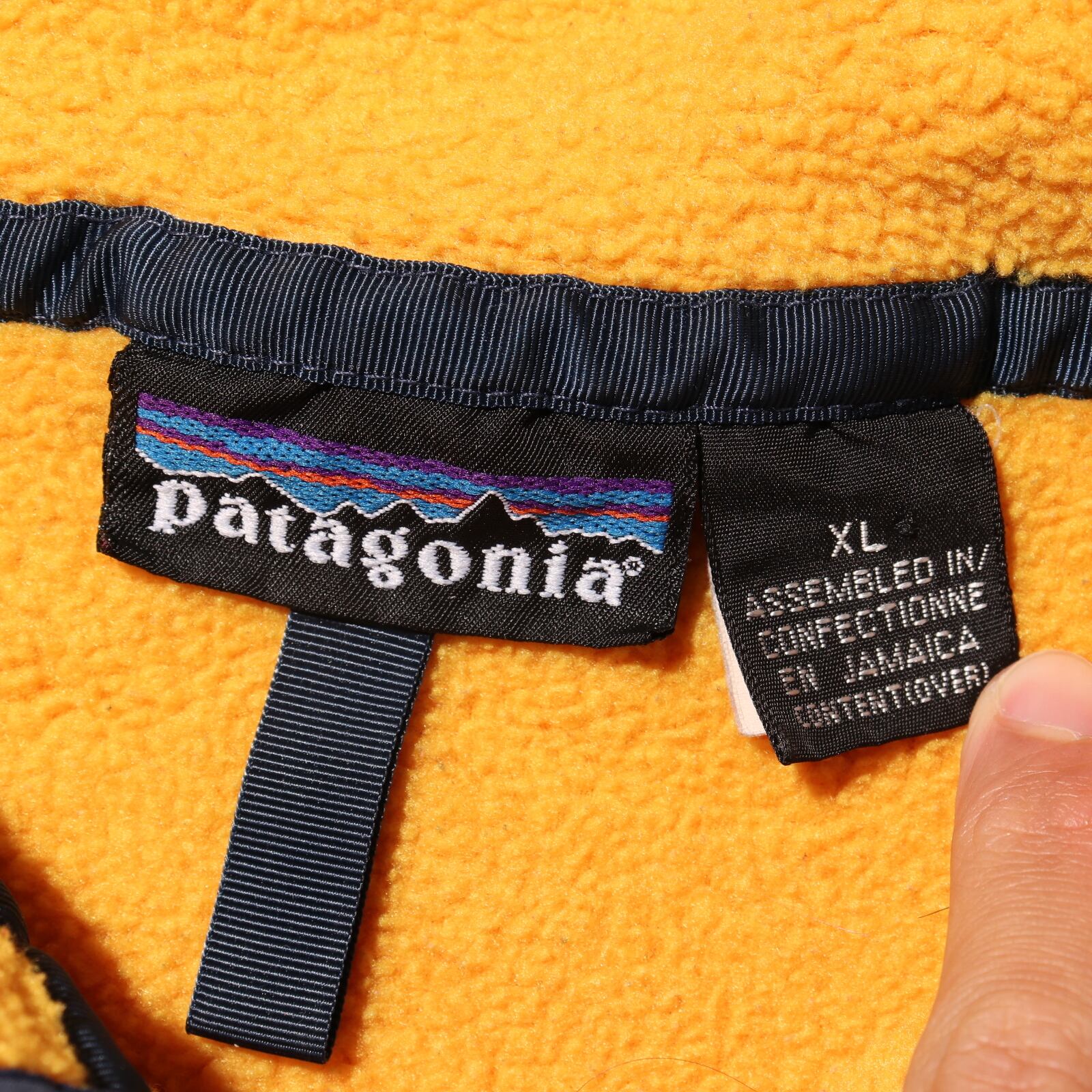 XL 95年 黄色 シンチラスナップT Patagonia パタゴニア フリース  