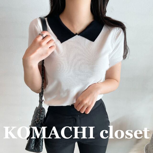 【送料無料】 レトロコントラストカットソー カットソー 半袖 襟付き ポロカラー 無地 ボーダー柄 プルオーバー スリム 細身 韓国 レディース かわいい 可愛い 大人可愛い 大人女子 シンプル きれいめ カジュアル 大人 気品 上品 おしゃれ お洒落 こなれ感 抜け感 かっこいい きちんと 大人女子 クール モダン フェミニン ワンサイズ ホワイト ブラック 夏 オルチャン 10代 20代 30代 40代 OL 通勤 デート 女子会 お泊まり 休日 普段使い コーデ トレンド 楽チン