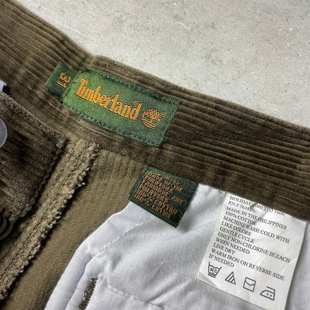 90年代 Timberland ティンバーランド 太畝 ツータック ワイド 