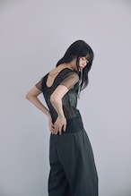 DU260511 Sheer Layered Tee