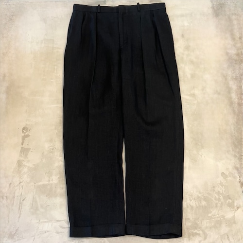 Polo Ralph Lauren Wide Linen Pants “Black”