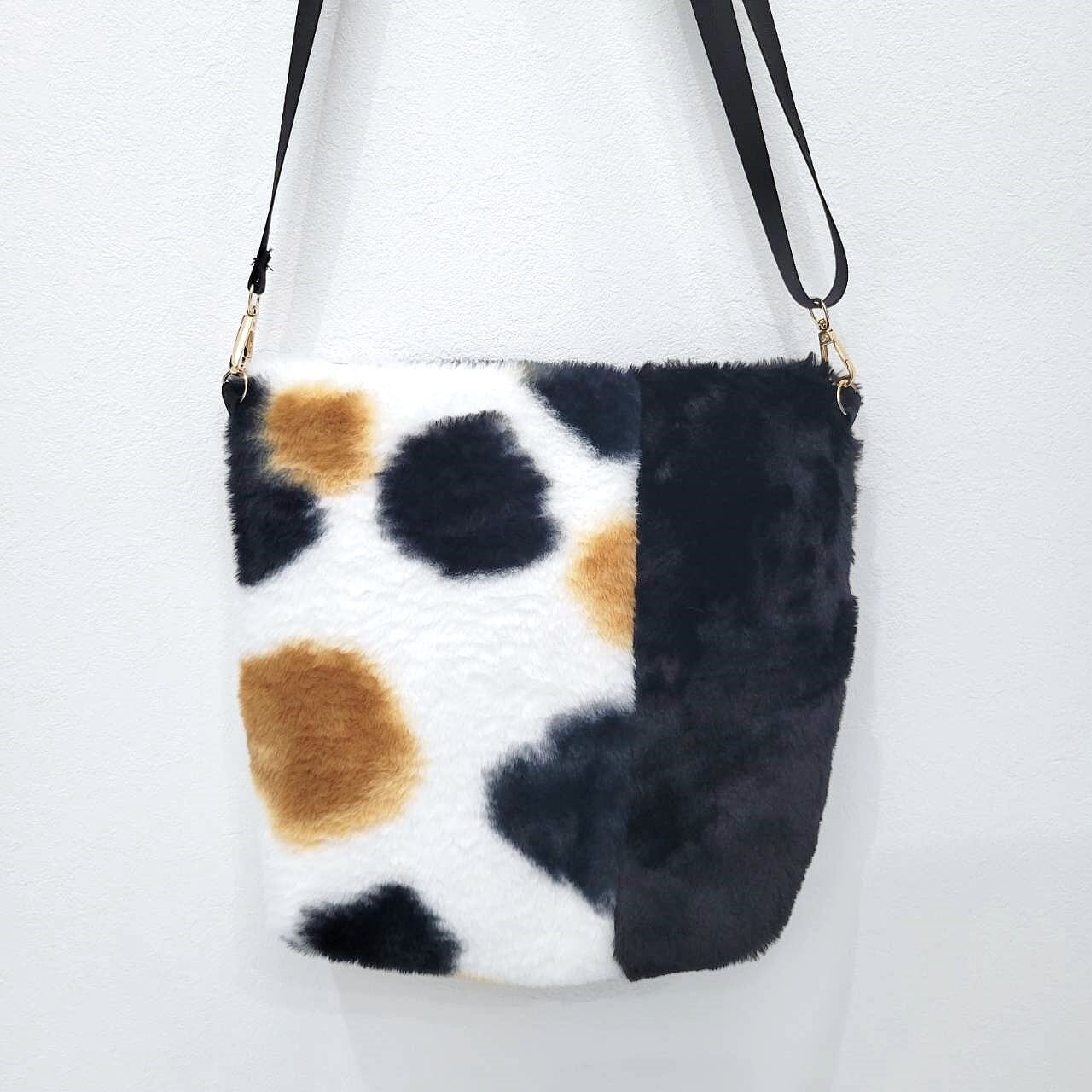 A猫　三毛猫毛糸ショルダーバッグ【ハンドメイド 0b14158ef8cb270db2f5d77c51dea1