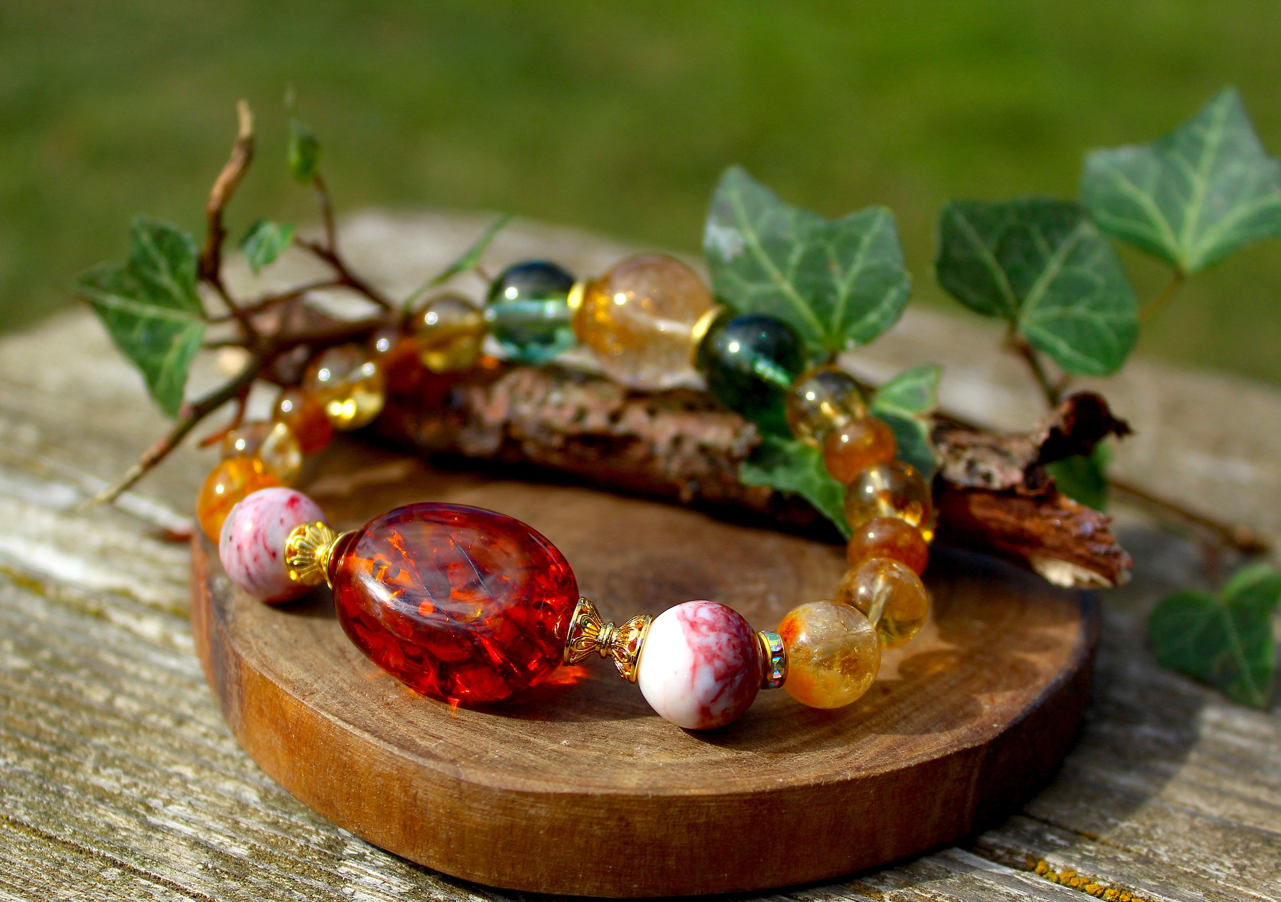 【金運・仕事運上昇】スモーキー太陽・タイチンルチル！原石⭐️R188 太陽ルチル タイチンルチル 高品質 ルチルクォーツ タンブル 6.4