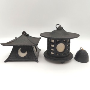 南部鉄器・風鈴・伝統工芸・2個セット・※鈴は一つ・No.250817-13・梱包サイズ60