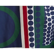 幾何柄 配色 シャツワンピース 30175