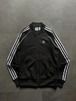 adidas originals トラックジャケット XS 黒 白 3ライン ジャージ