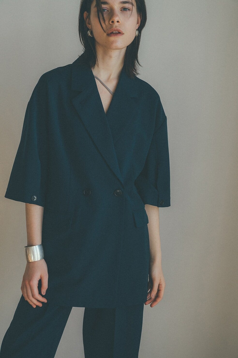 CLANE SLEEVE SLIT JACKET - テーラードジャケット