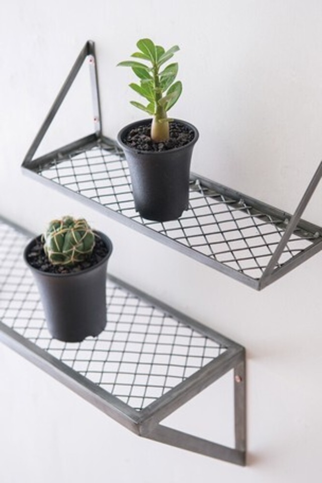 DIY メッシュラックS　インダストリアルシルバー