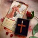 カーネリアンの十字架と守護天使のホーリーカード