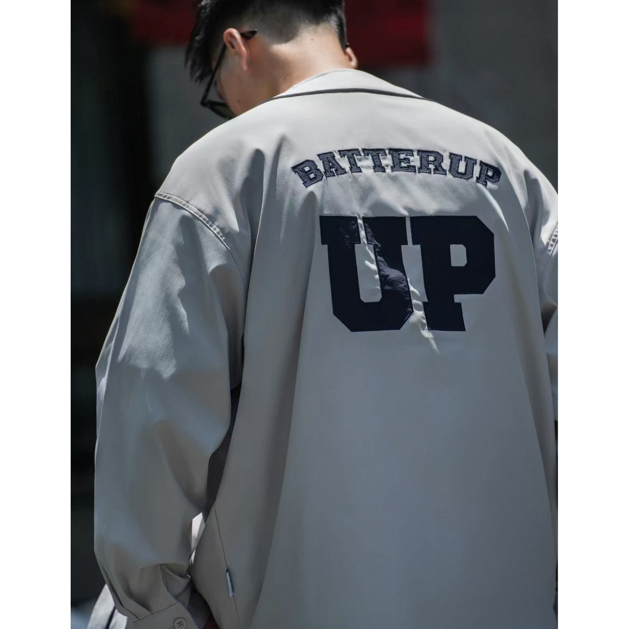 Piped baseball button shirt 1522 - 11