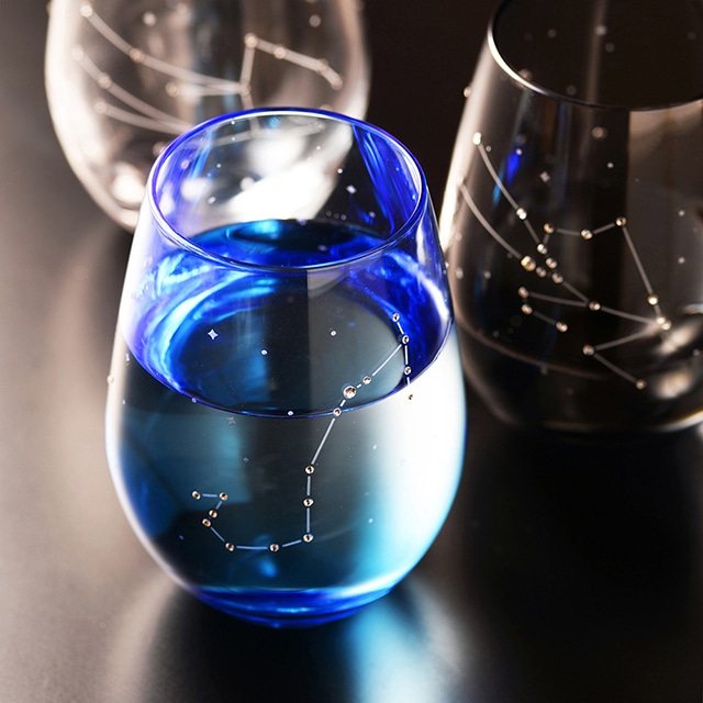 ラインストーンきらめく 12星座 のタンブラー 選べる 3色 360ml 名入れ可（有料） 送料無料 ラッピング無料 アトリエキース