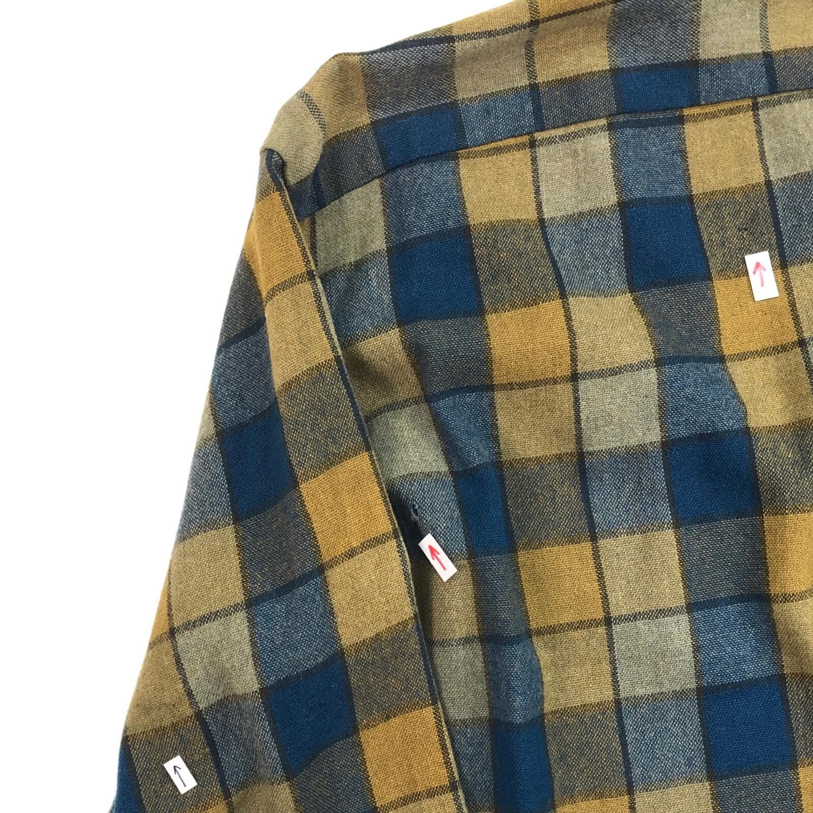 McGREGOR マクレガー 60- 70年代 チェック ウールシャツ XL 表記 タグ