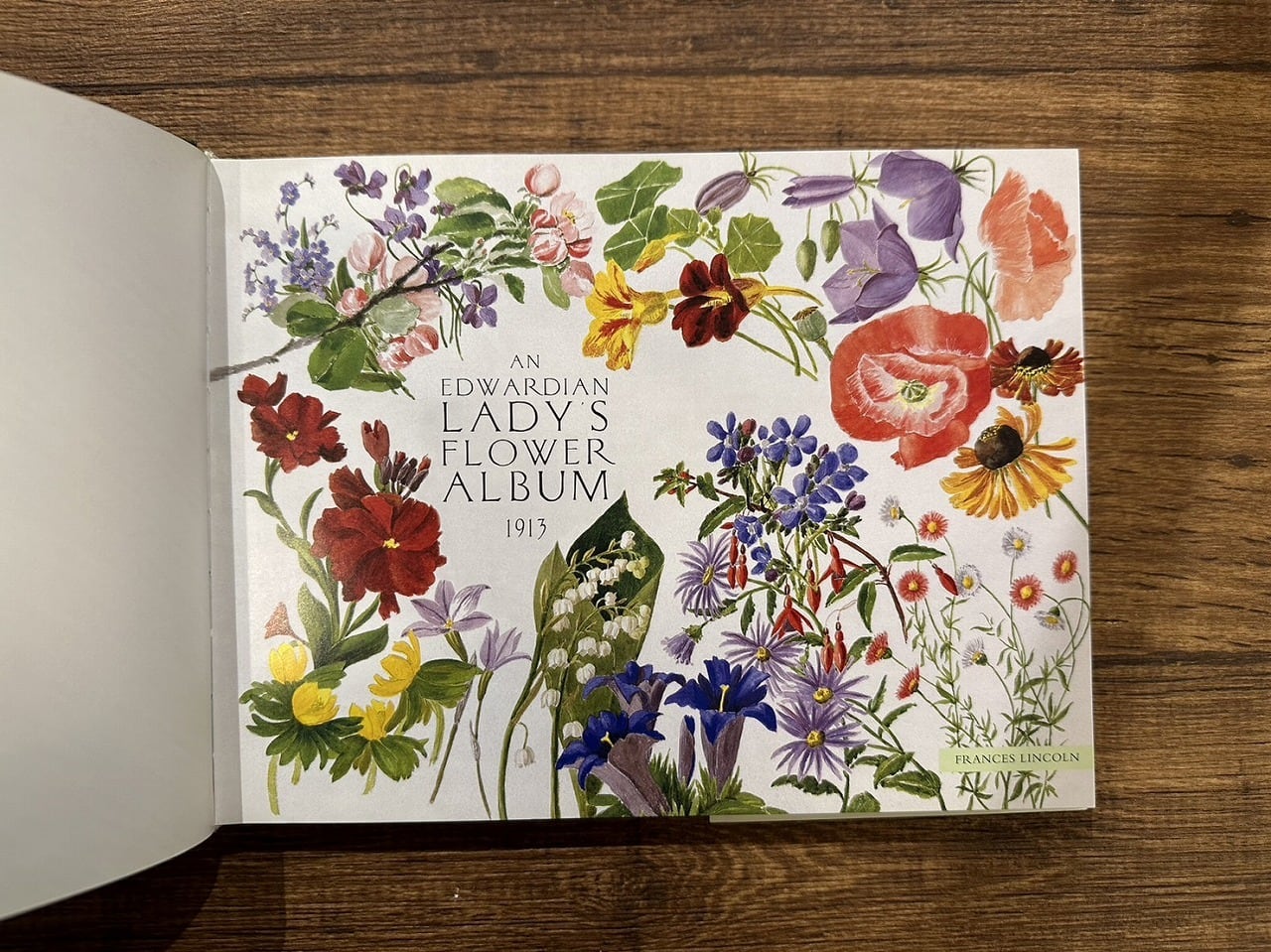 An Edwardian Lady's Flower Album 植物画 洋書 事務用品