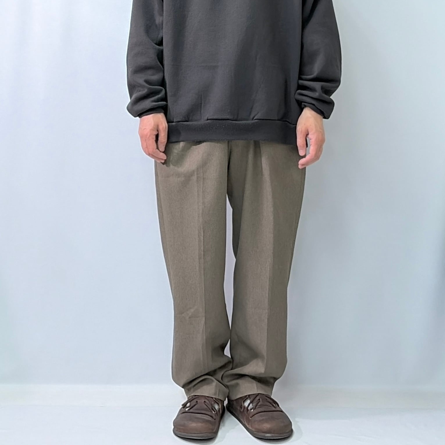 90s LEVIS リーバイス アクションスラックス パンツ ブラウン 茶色
