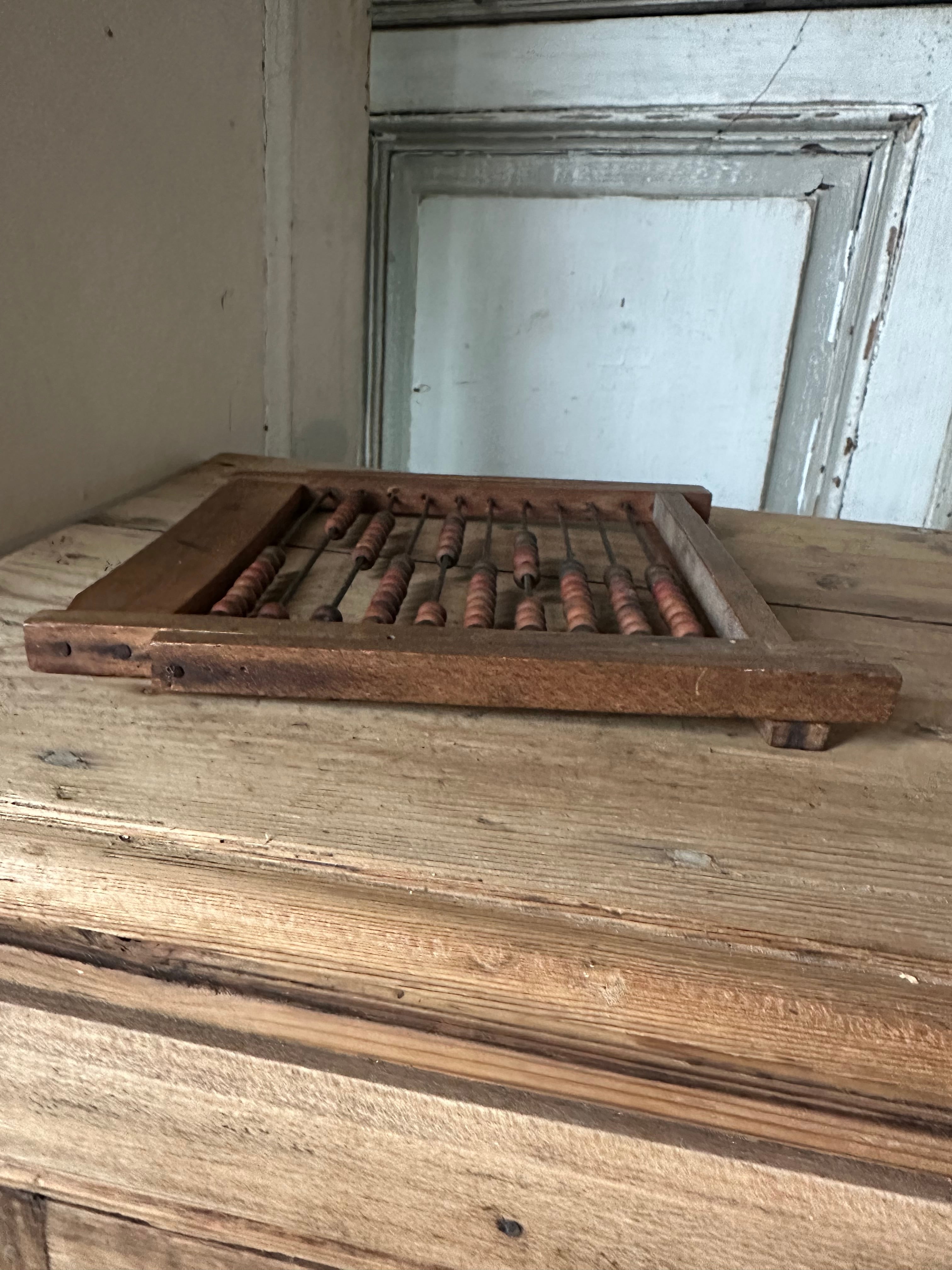 子供用Franceアバカス 木製そろばん 10ライン おもちゃ | Brocante de