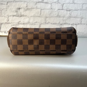 LOUIS VUITTON ルイヴィトン ダミエ トロターボブール  レザー ショルダーバッグ ブラウン A-9978