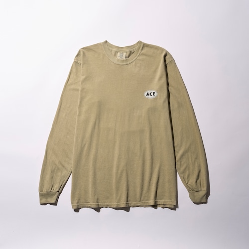 National park oval logo  L/S TEE / WINTER MOSS