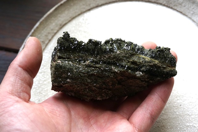 トルコ産エピドート / クォーツ(A)　Epidote / Quartz