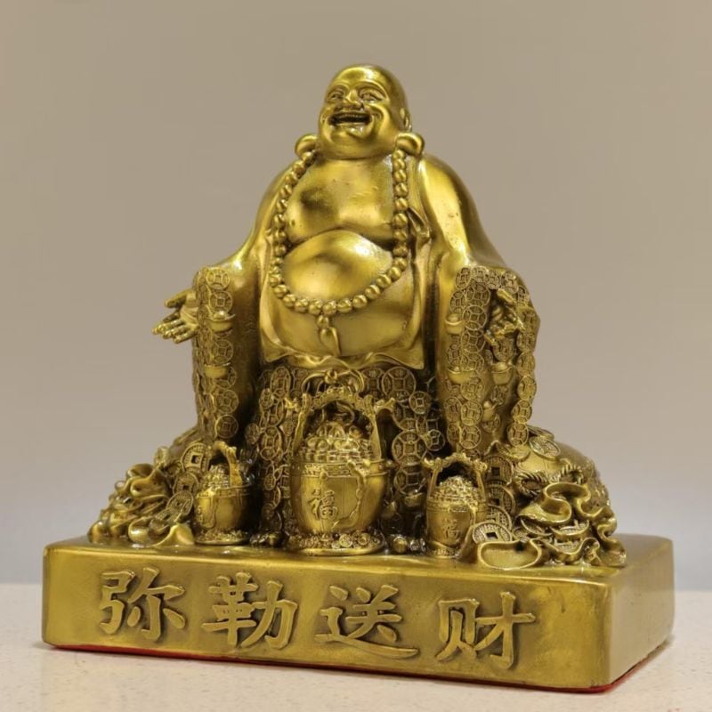 仏教美術 龍尊王 蛇王菩薩 銅像 開運 鎮宅 守護 風水 工芸品 置物 弥勒菩薩 菩薩像 仏像 置物 風水 弥勒佛 大肚佛 笑佛 風水置物 開運 金