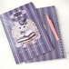 予約☆CHO430｜Cherish365【Meow - My Seal book】A5 剥離紙帳  / シール帳+  ヘラ付き