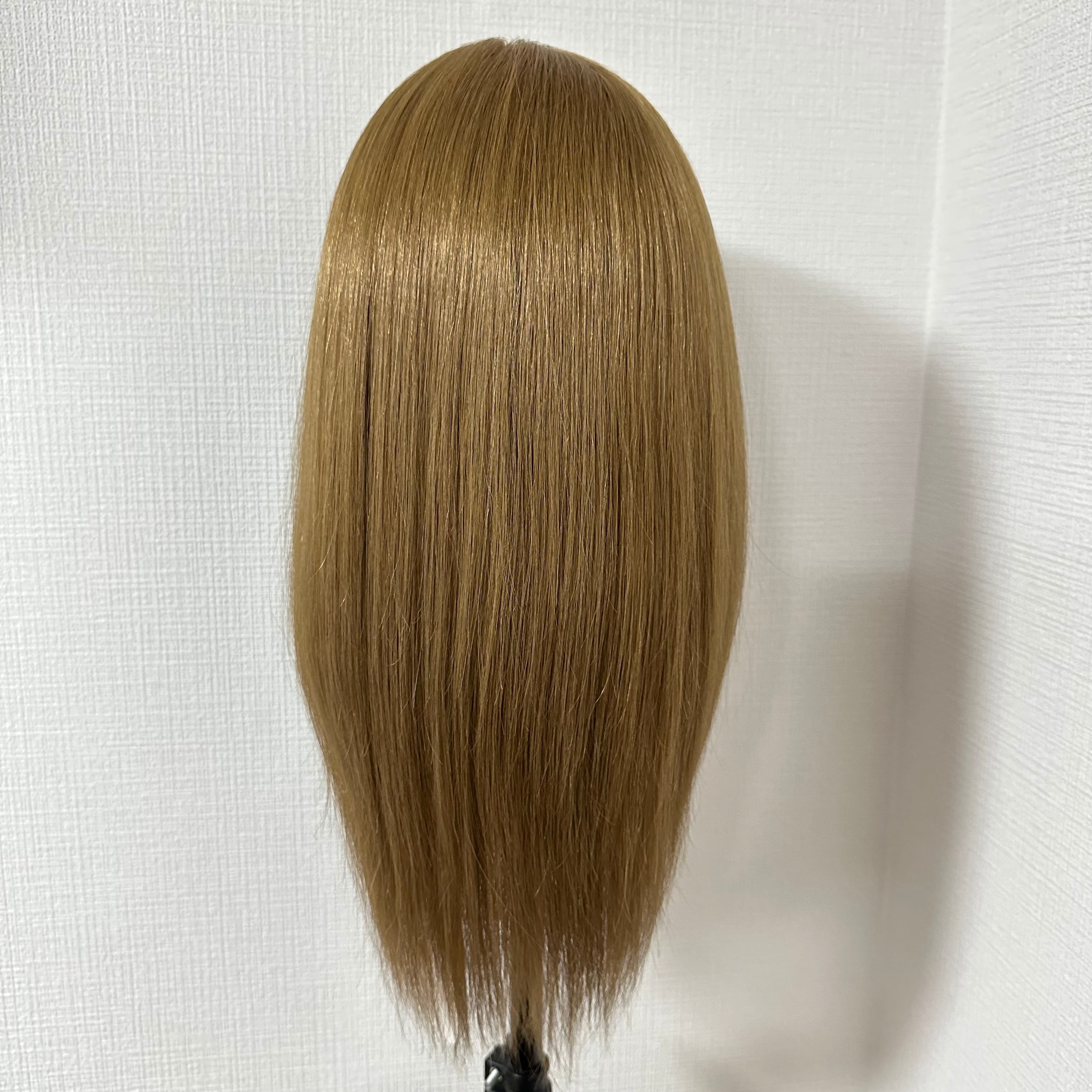 3番 未カット ハニーブラウン 人工肌タイプ フルウィッグ 百合子  