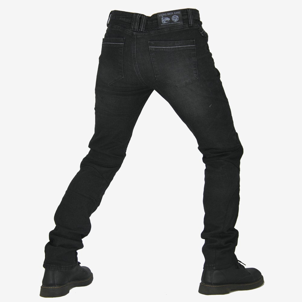 デニム　ブラック バイク デニム パンツ ライディング ジーンズ メッシュ ツーリング