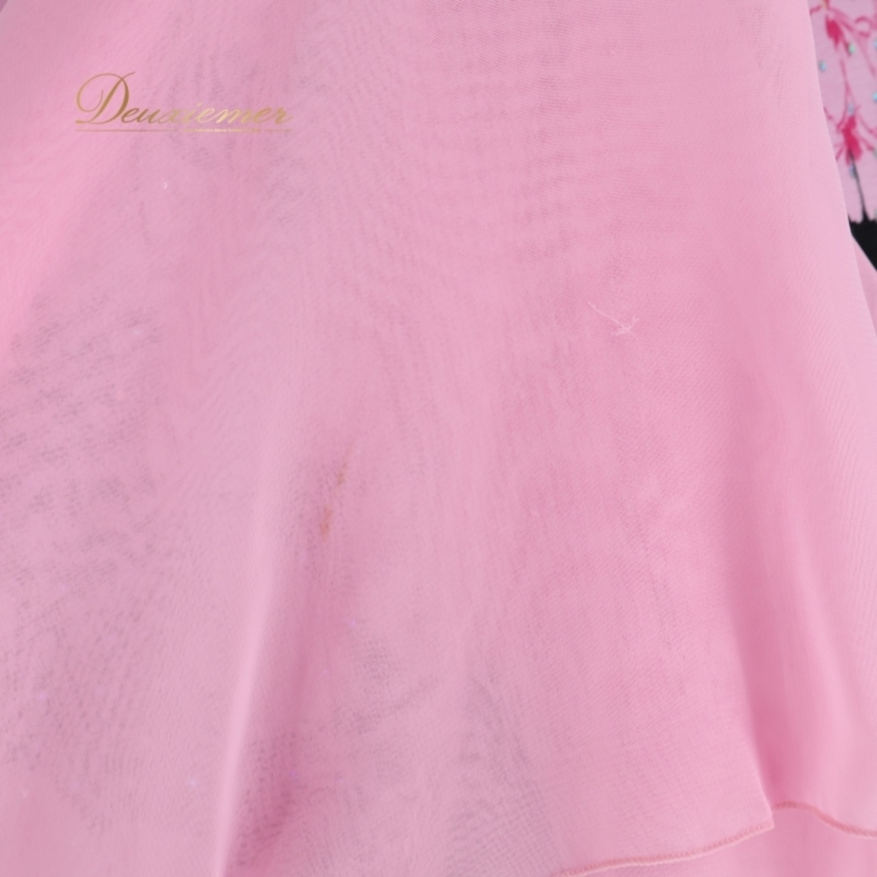 社交ダンス 衣装 ワンピース ドレス ピンク系 ブラック系 インザムード in the MOOD 日本製 ピンク 黒 レース 軽い ダンス パーティ 発表会 ホログラム ダンス衣装 フォーマル おしゃれ 大きな袖 豪華 かわいい 女性用 Mサイズ