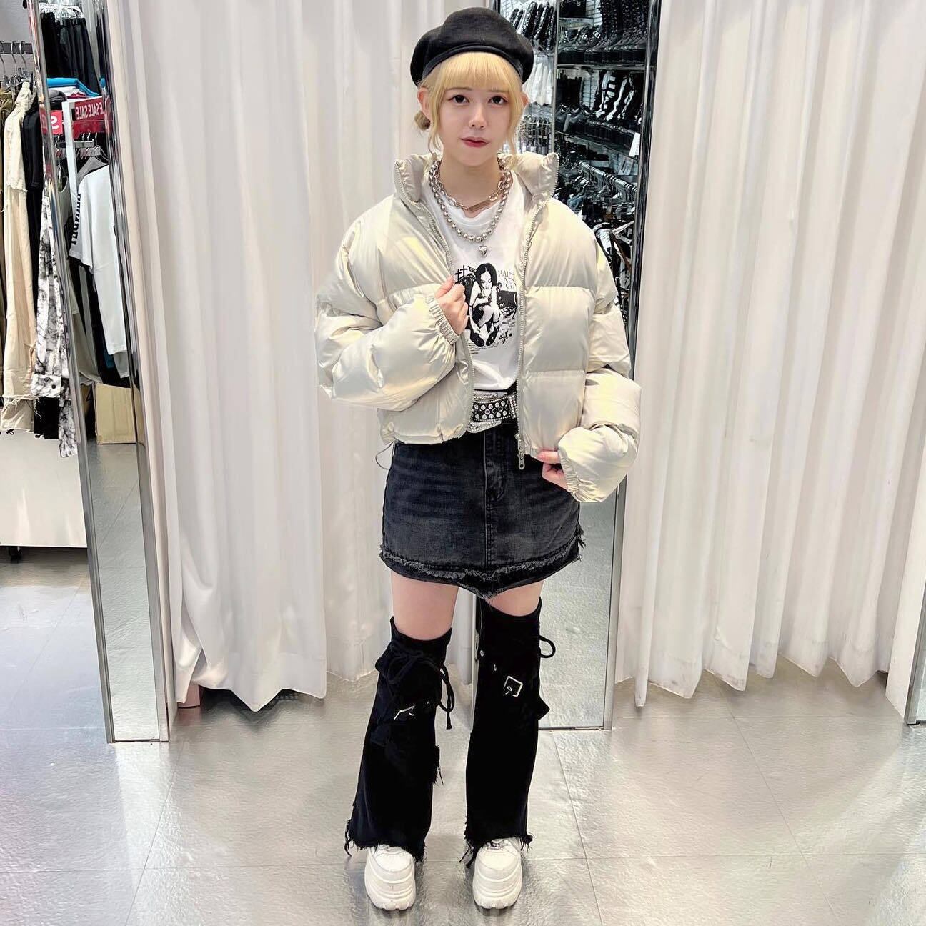 メタリックショート中綿ジャケット | VOLCAN&APHRODITE