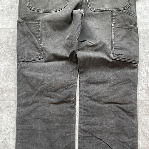 ブラック ダブルニー Carhartt 103340 34×30 詳細写真17