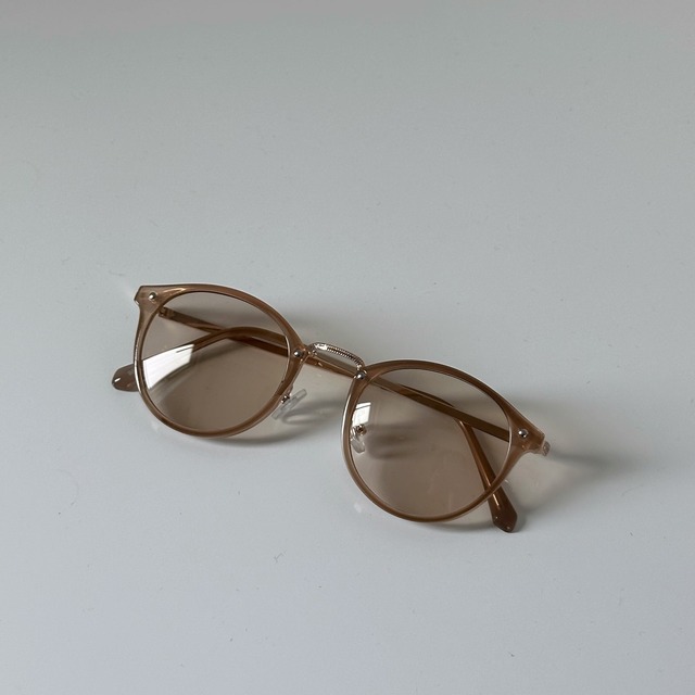 boston frame sunglasses/beige