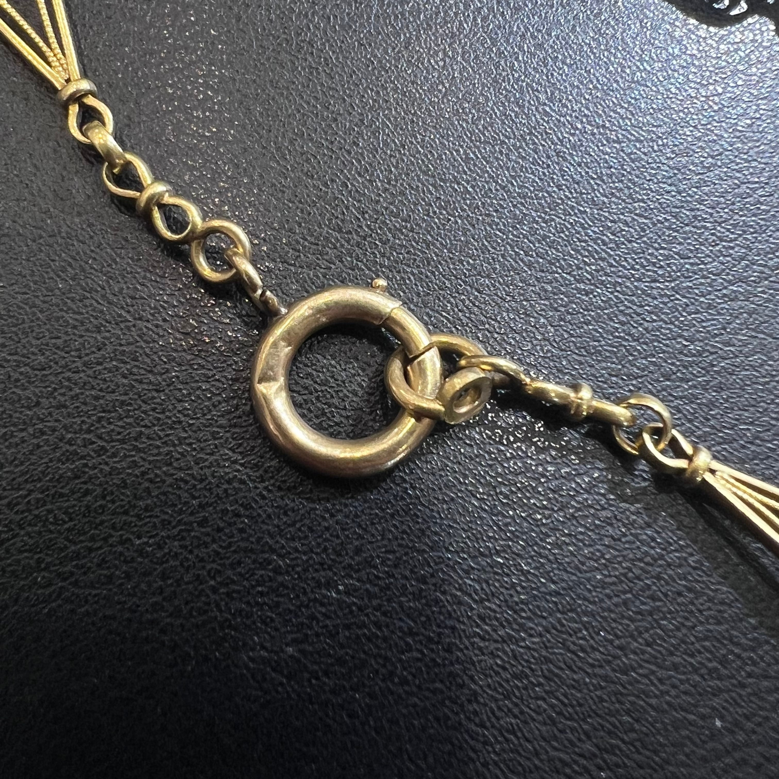 アンティークジュエリー DRN00092 フランス アンティーク 18金 K18