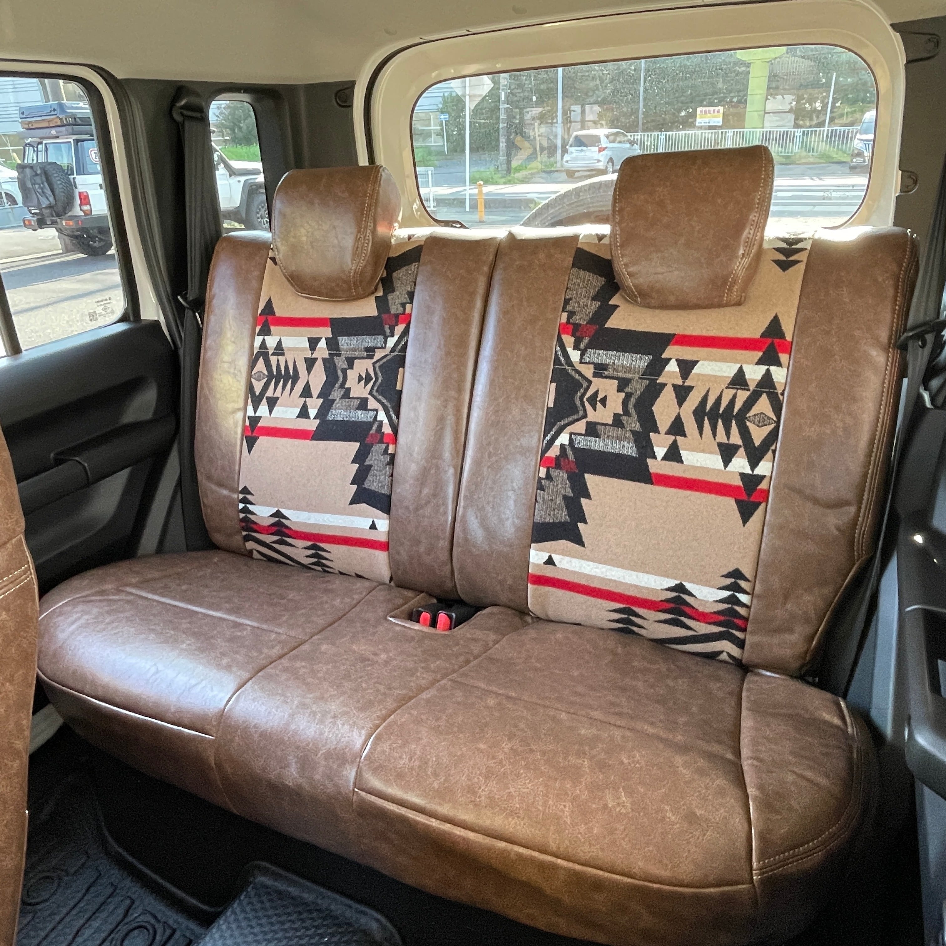 新型ジムニー ノマド JC74 1~2型用 ペンドルトンコラボシートカバー