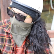 ROBIN FACEMASK /ソフトデニム カーキ