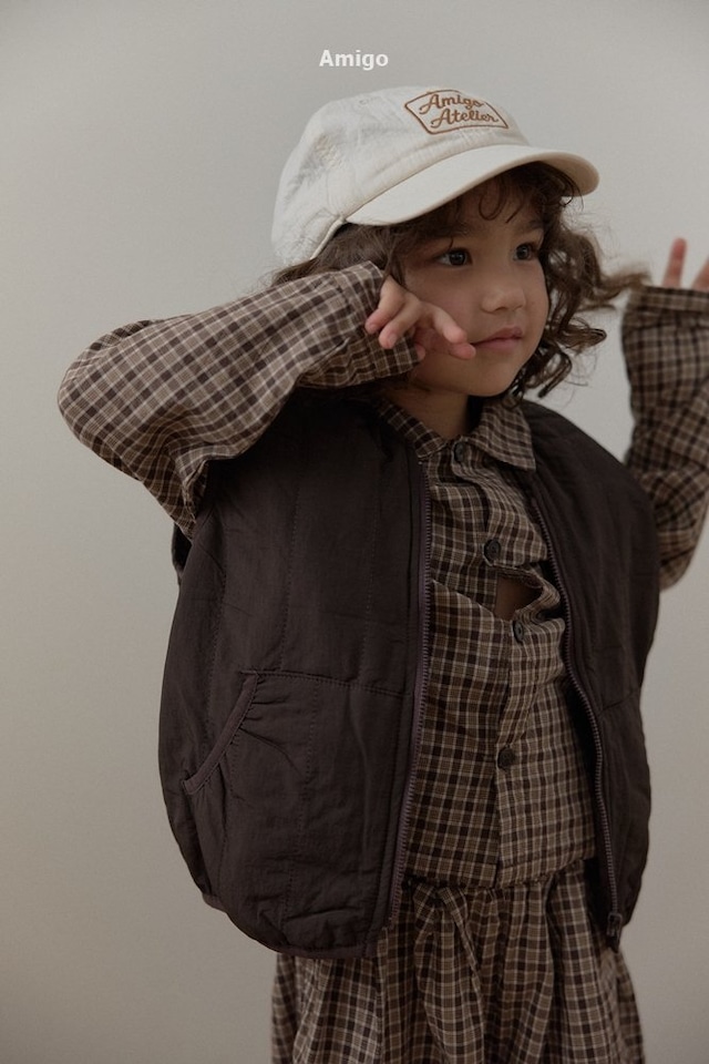 ⭐︎即納⭐︎[ amigo ] lily check shirt