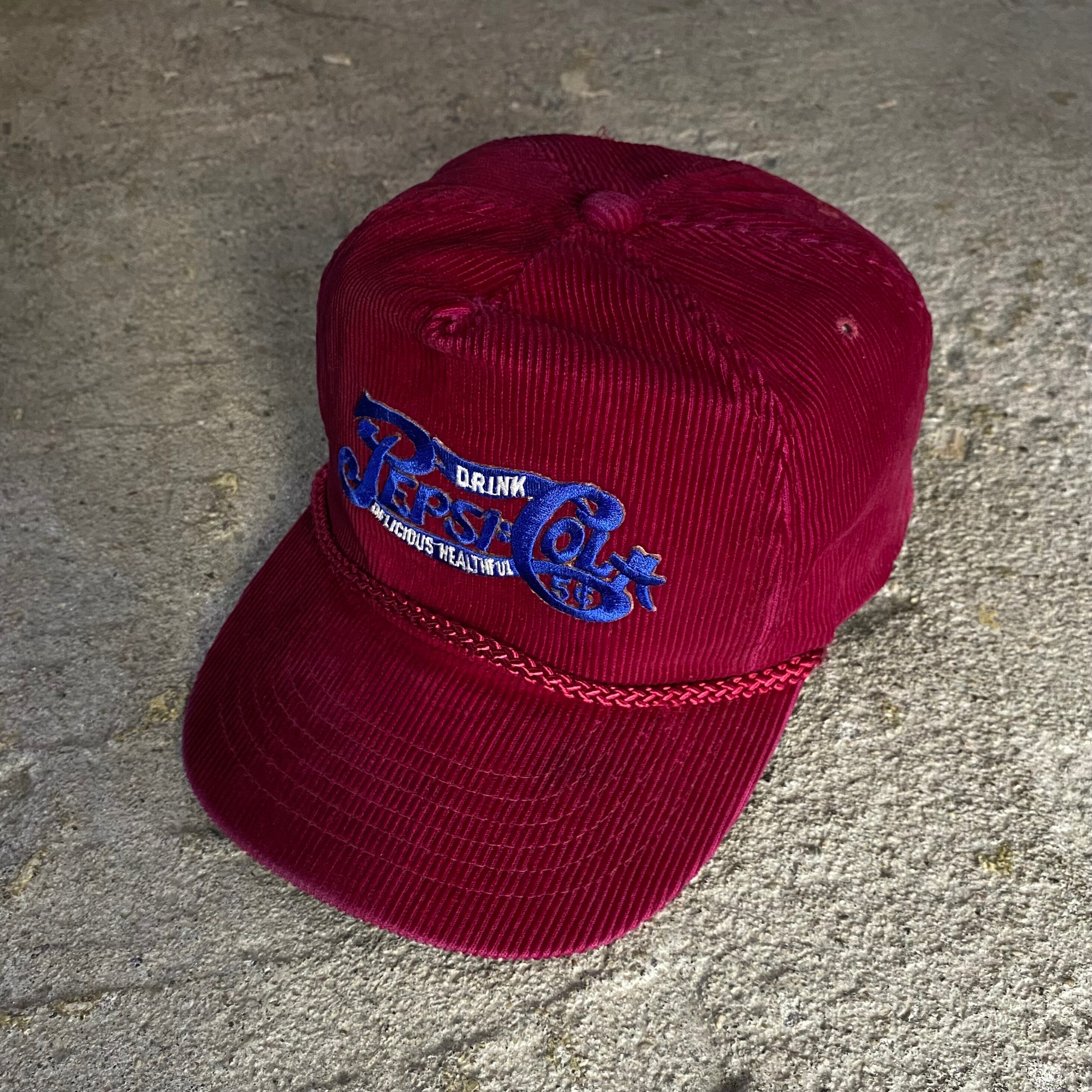 PEPSI-COLA コーデュロイキャップ　ヴィンテージ　90s 90s PEPSI-COLA corduroy cap【仙台店】 | What'z up