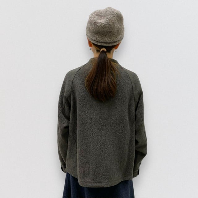 nume wool linen blouson jacket | CoCo Cuore