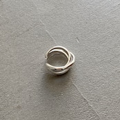 【受注予約:7月中旬入荷予定】triple line ring/silver