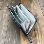 エレファント 長財布 クリスタルブルー