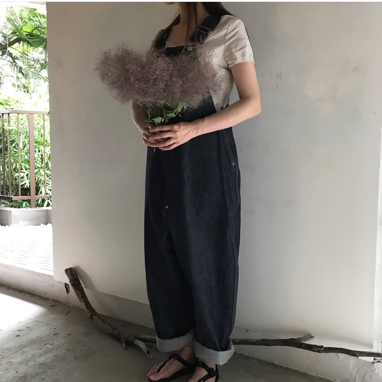 再入荷TUKI (ツキ) TYPE2 デニムサロペット-indigo-(0152) | Debby