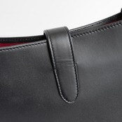 グッチ ジャッキー 1961 ミディアム ショルダーバッグ ブラック レッド レザー