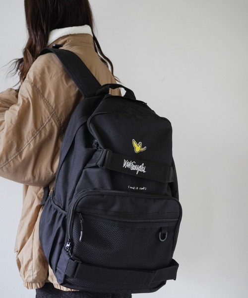 【（What it isNt）ART BY MARKGONZALES / (ワットイットイズント) アートバイ マークゴンザレス 】 スケートリュック バックパック ブラック 2H9-62227