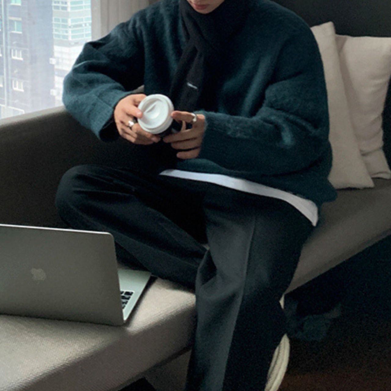 ソフトシャギーニット　MT0080349