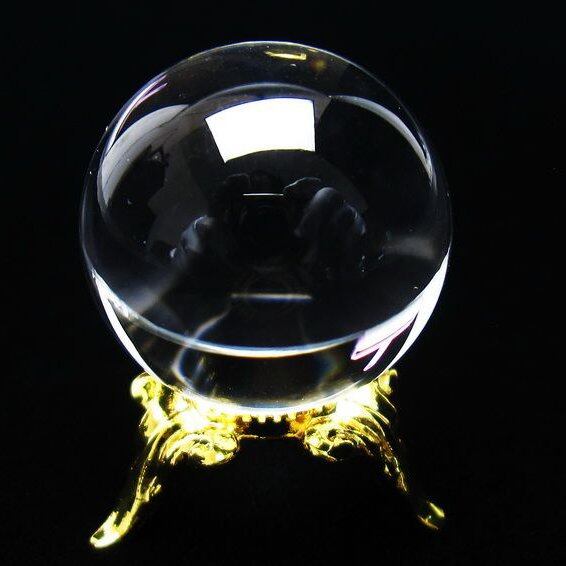 水晶 丸玉 ブラジル産 24mm 一点物 141-6410