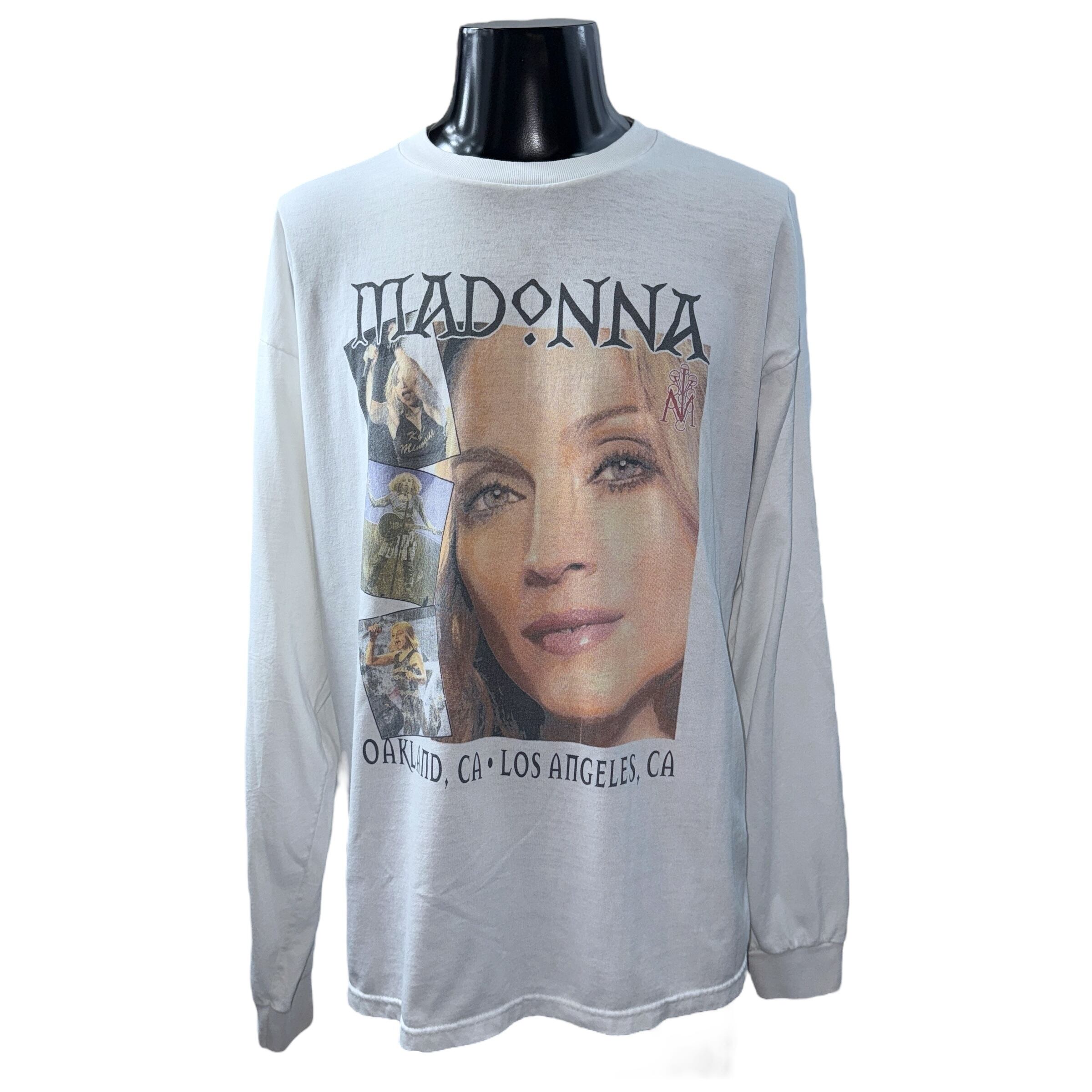 MADONNA】マドンナ ''DROWNED WORLD TOUR 2001'' ロングスリーブT