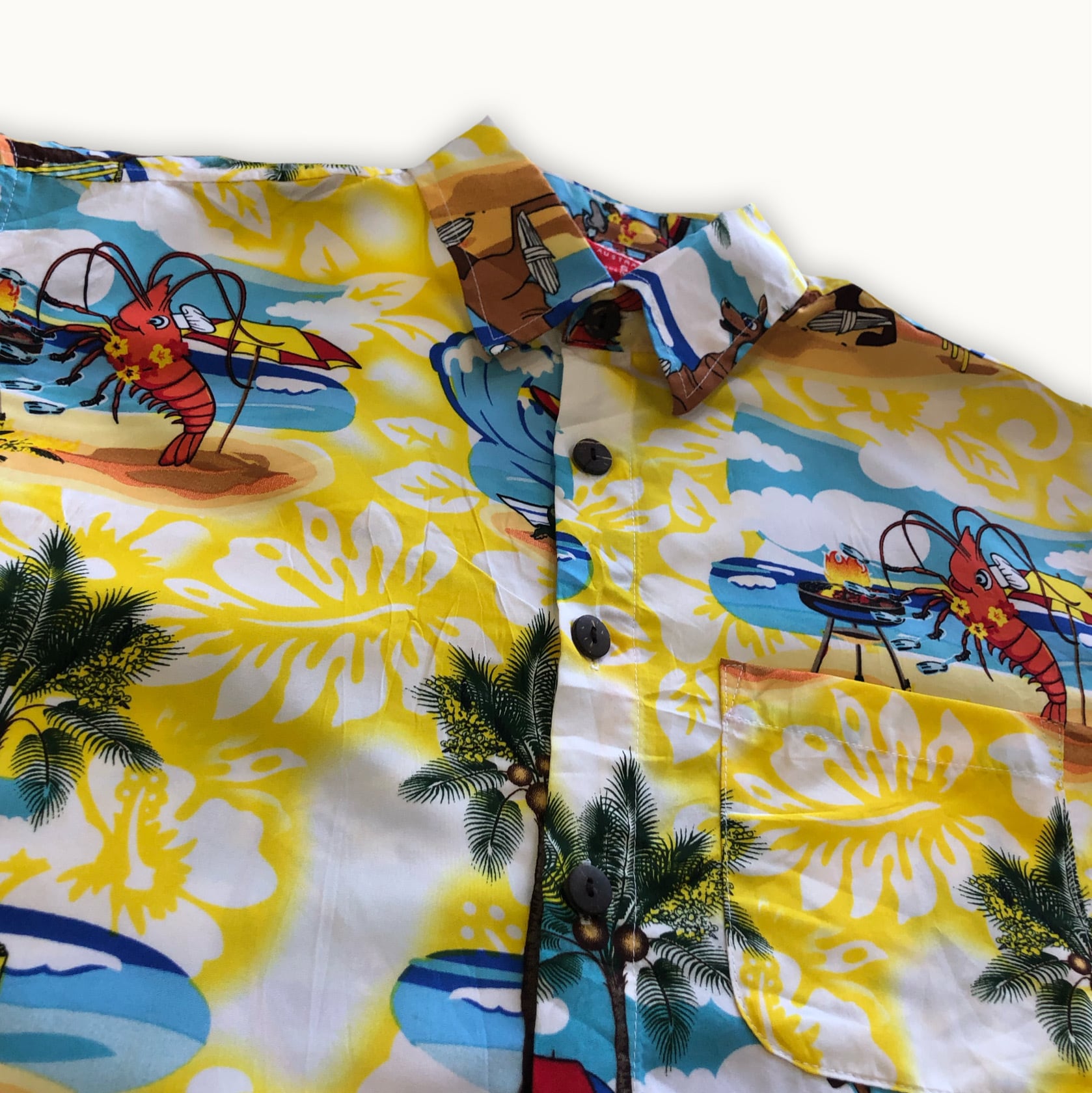 LOWES アロハシャツ 柄シャツ S 黄 | Cultuart Hatch Onlinestore